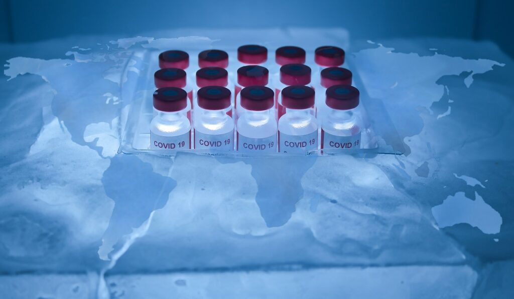 Covid Vaccines in vials